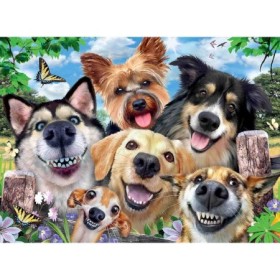 Puzzle Selfie Cu Catelusi, 500 Piese Ravensburger - 1